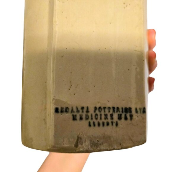 Antique Stoneware Bed Wamer Made in Canada Vintage Crock Medalta Pottery Ltd - Picture 2 of 8